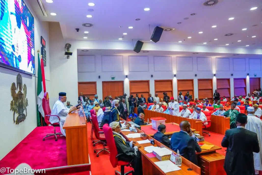 Outrage against Akpabio-led Senate mounts as Nigerians insist on e-transmission of results