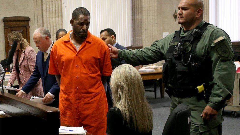 R. Kelly: US singer faces decades in jail at sex trafficking sentencing