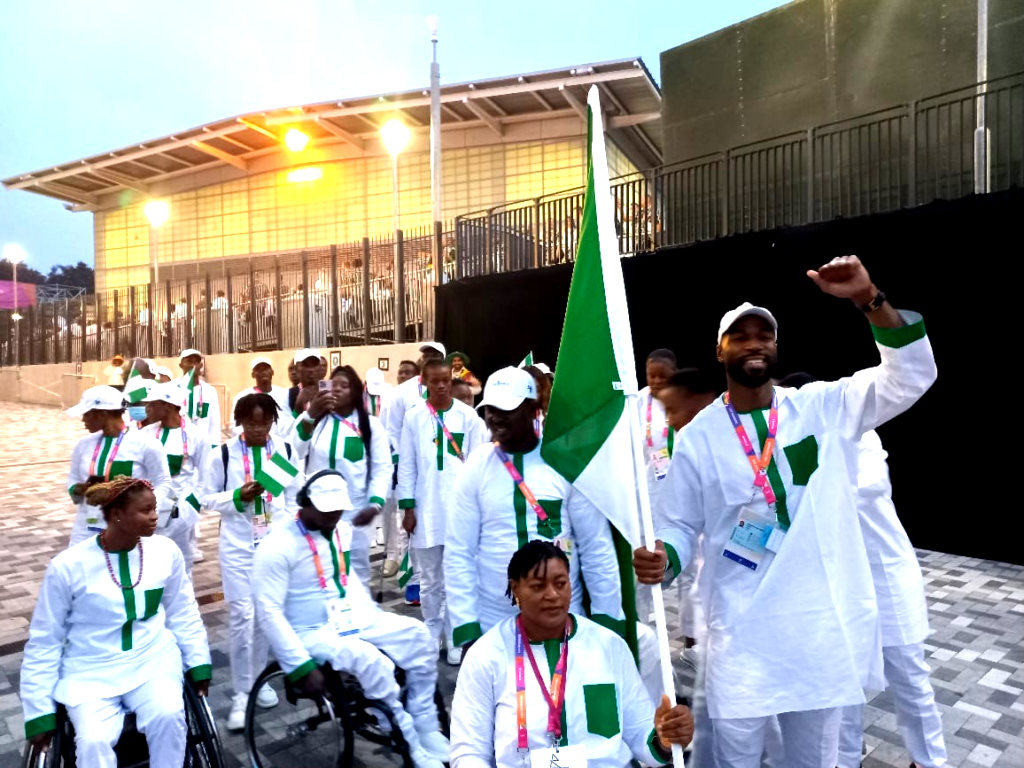 Commonwealth Games: colourful, optimistic Team Nigeria impresses at opening ceremony