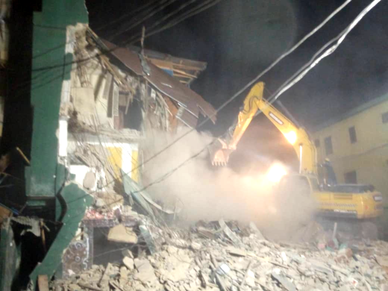 Again, three storey building collapses in Lagos