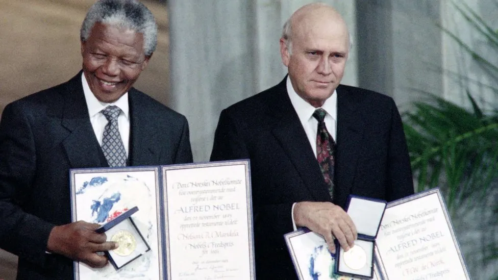 South African ex-President FW de Klerk's Nobel Peace Prize medal stolen
