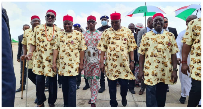 Atiku Arrives In Anambra For Presidential Rally