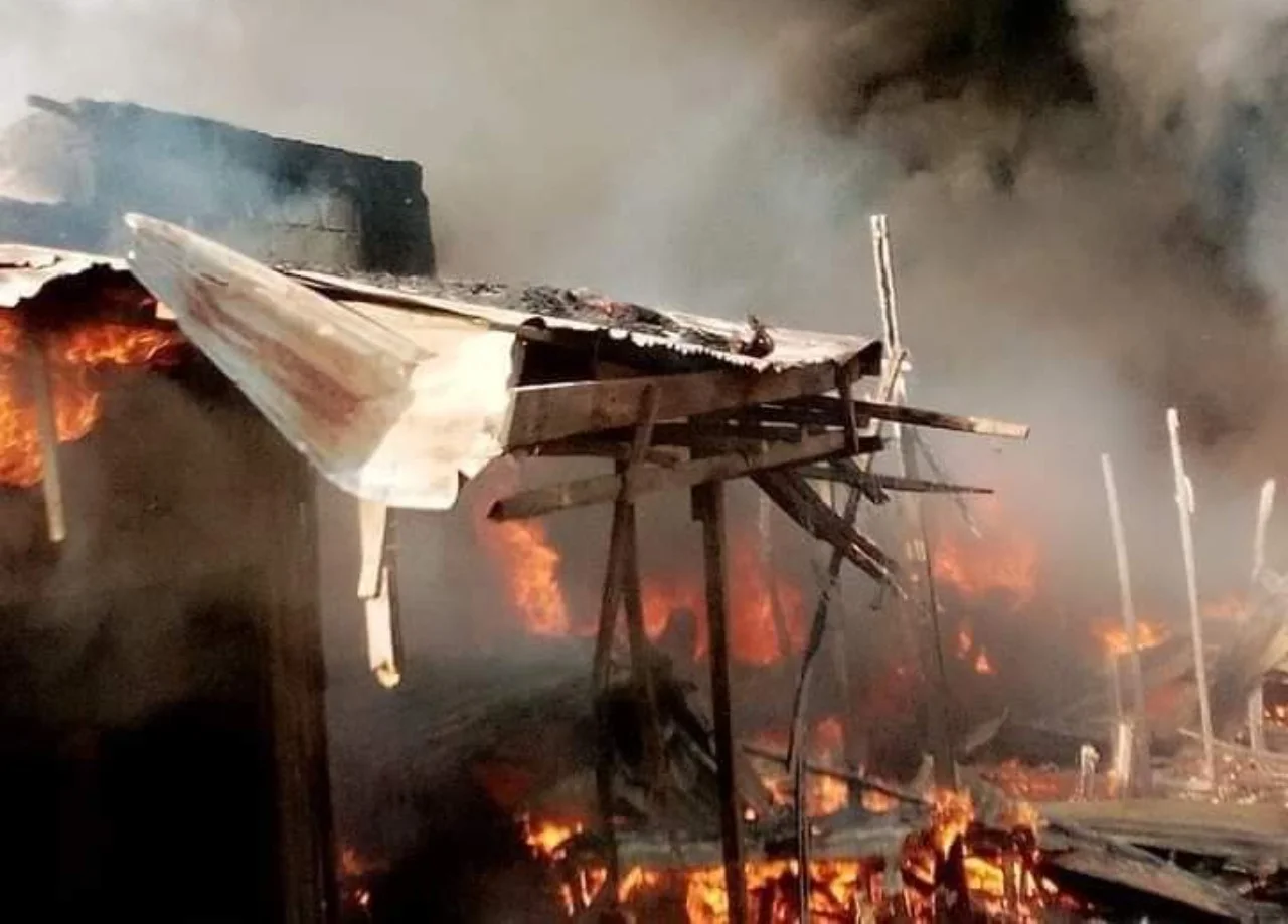 lmo traders count losses after mystery fire razed over 200 shops