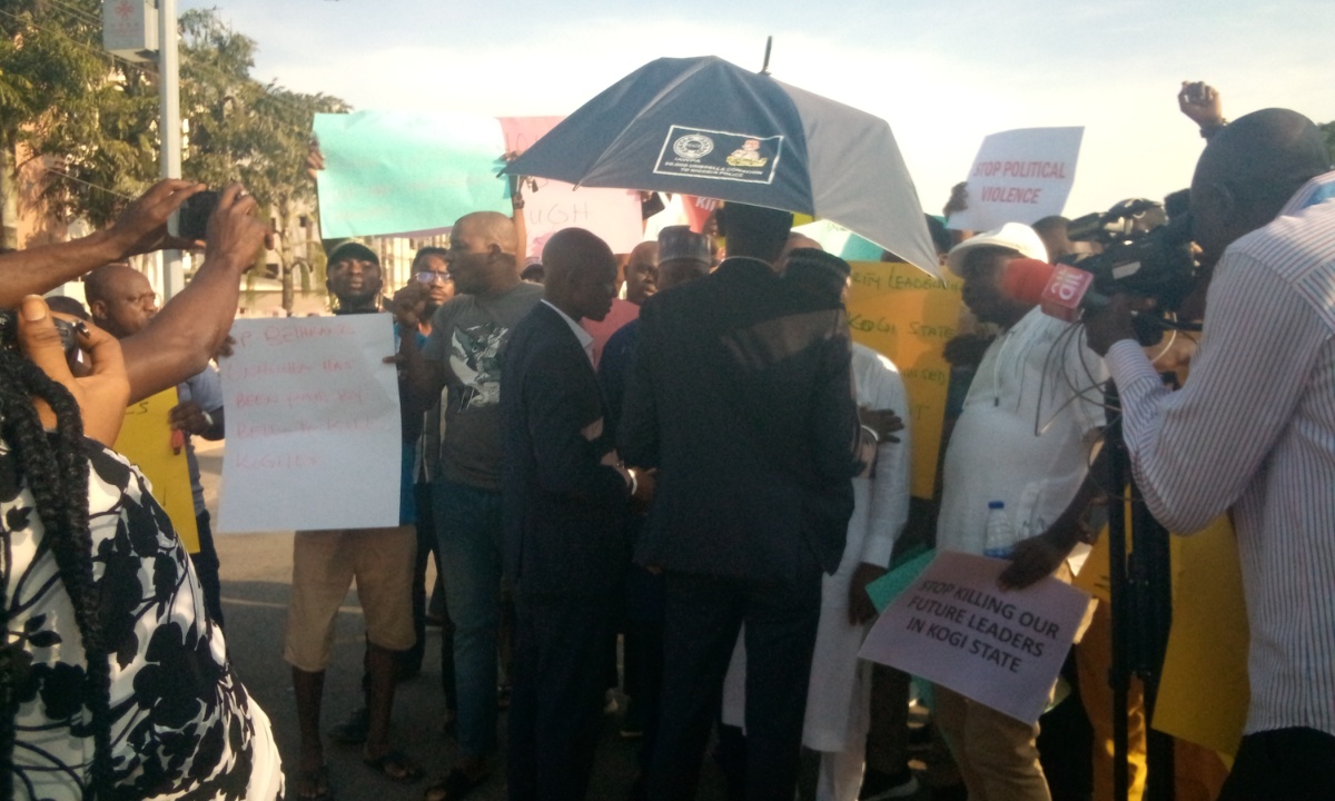 Protest rocks Police Headquarters over killings in Kogi