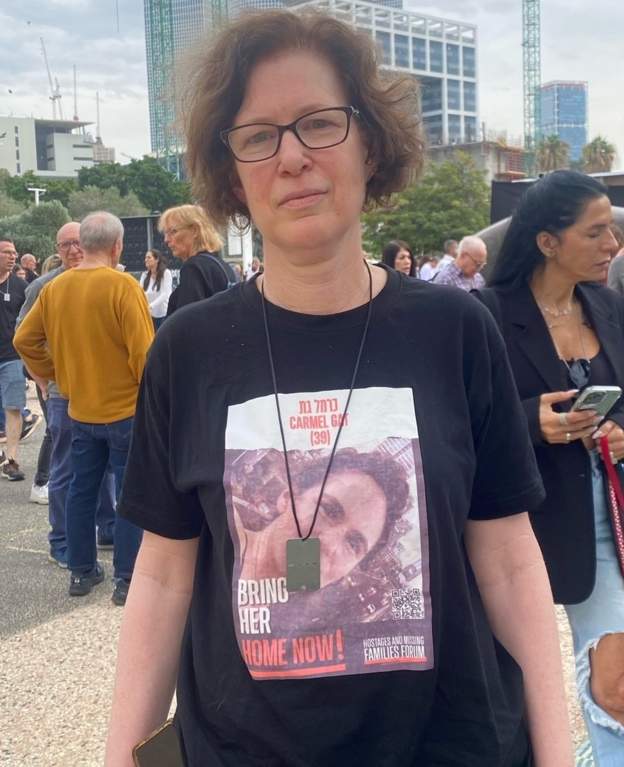 People gather in Tel Aviv ahead of expected release of more hostages