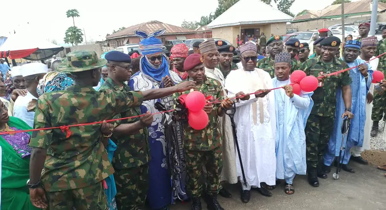 Nigerian Army inaugurates 3km access road, others in Nasarawa