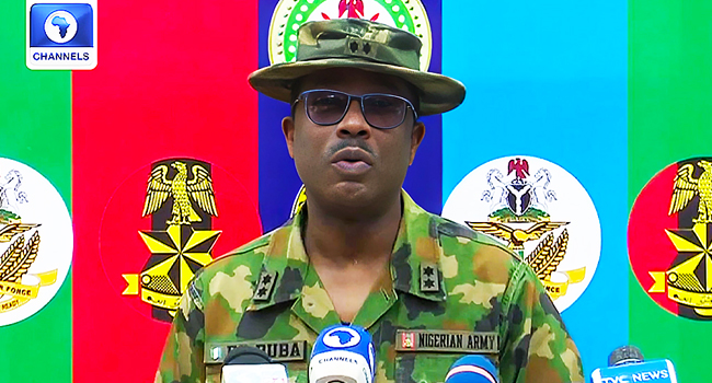 "˜No Gree For Terrorists, Perpetrators Of Insecurity,' DHQ Charges Nigerians