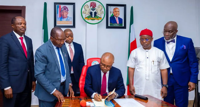 Gov Mbah Signs Bill To Establish Enugu Teaching Hospital