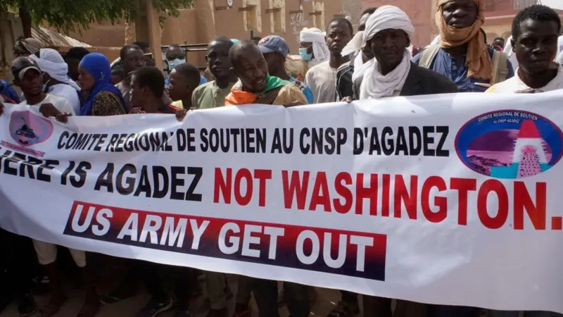 Russians sent to Niger airbase occupied by US troops