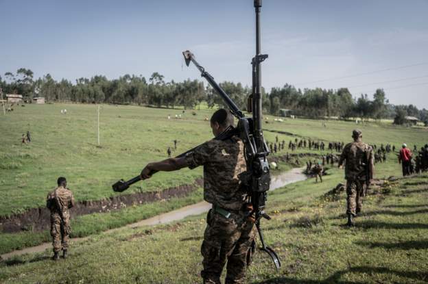 Abiy urges all-weapons fight against Tigray rebel advance