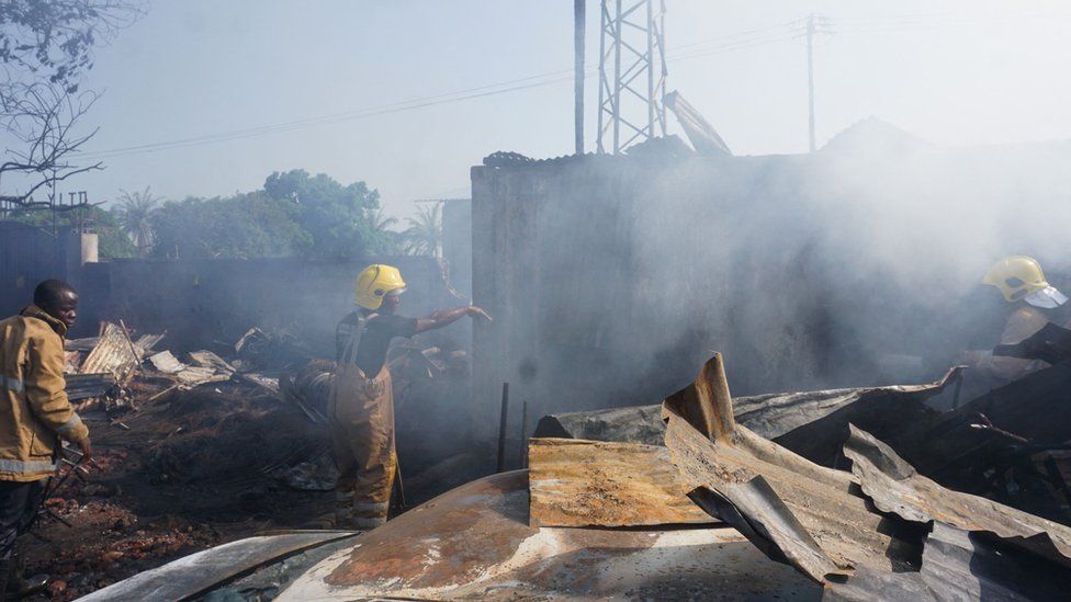 Sierra Leone explosion: Scores dead after Freetown oil tanker collision