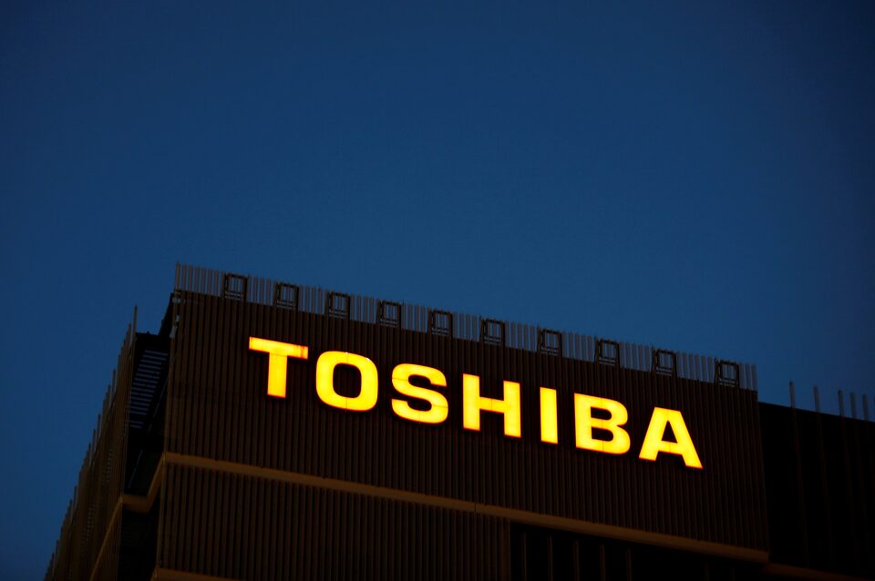 Toshiba says it plans to split into three firms, rejects calls to go private