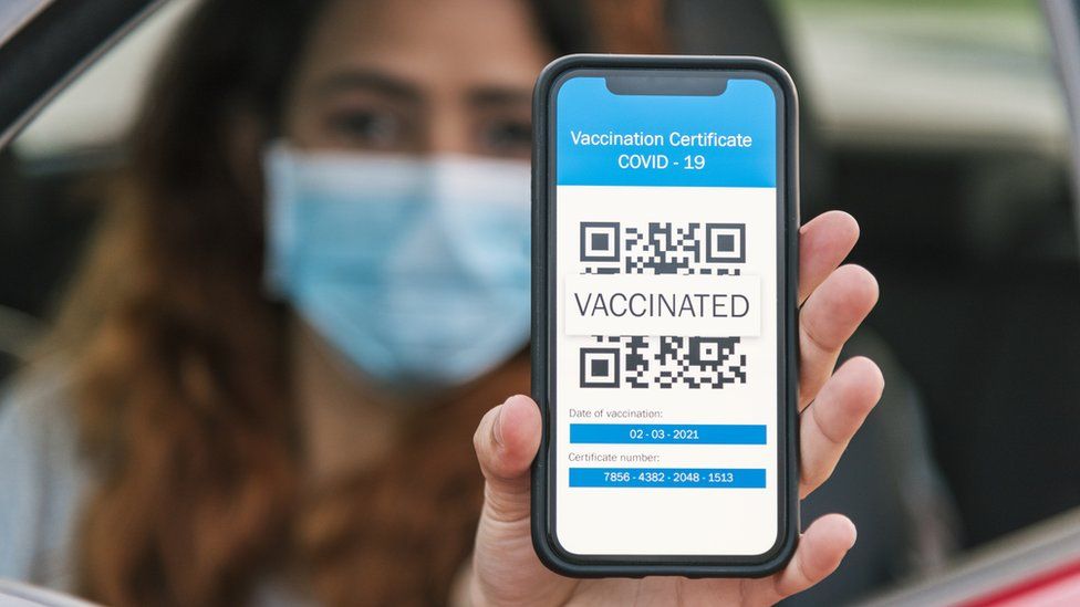 Fake Covid passes advertised for sale online