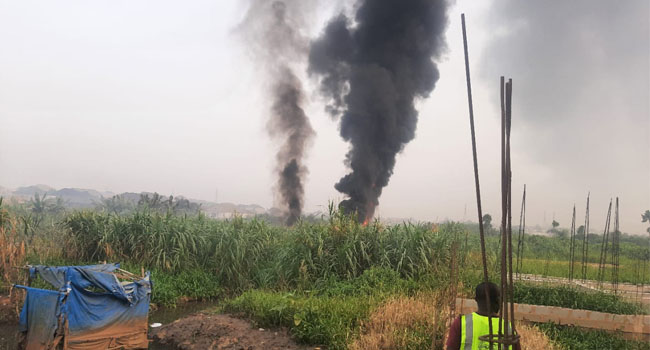 Pipeline Explosion Rocks Lagos On Christmas Eve