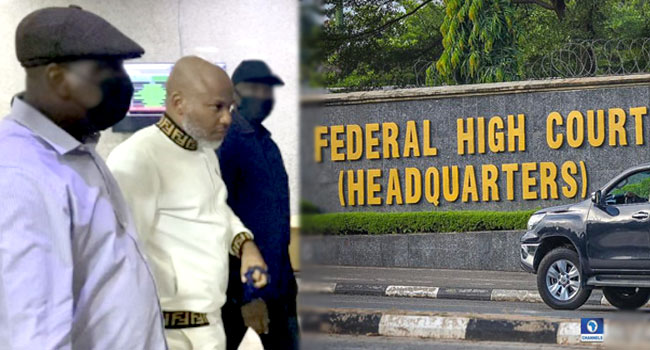 BREAKING: Nnamdi Kanu's Trial Adjourned As He Objects To Fresh Charges
