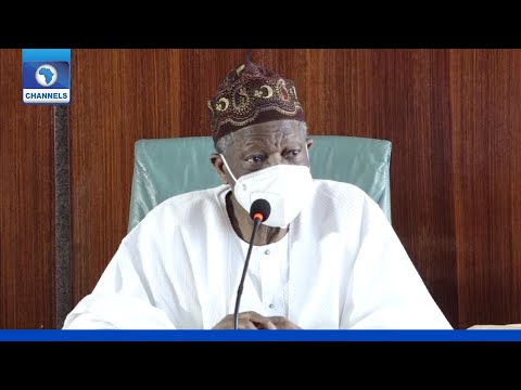 Subsidy Removal: "˜I Will Make Consultation,' Lai Mohammed Reacts To Lawan's Comment
