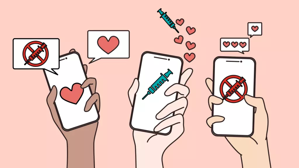 'Swipe left for unvaxxed': Vaccine status complicates the scene on dating apps