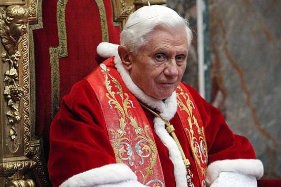 Former pope asks for forgiveness over child abuse scandal