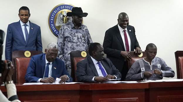 South Sudan rivals agree on unified army command