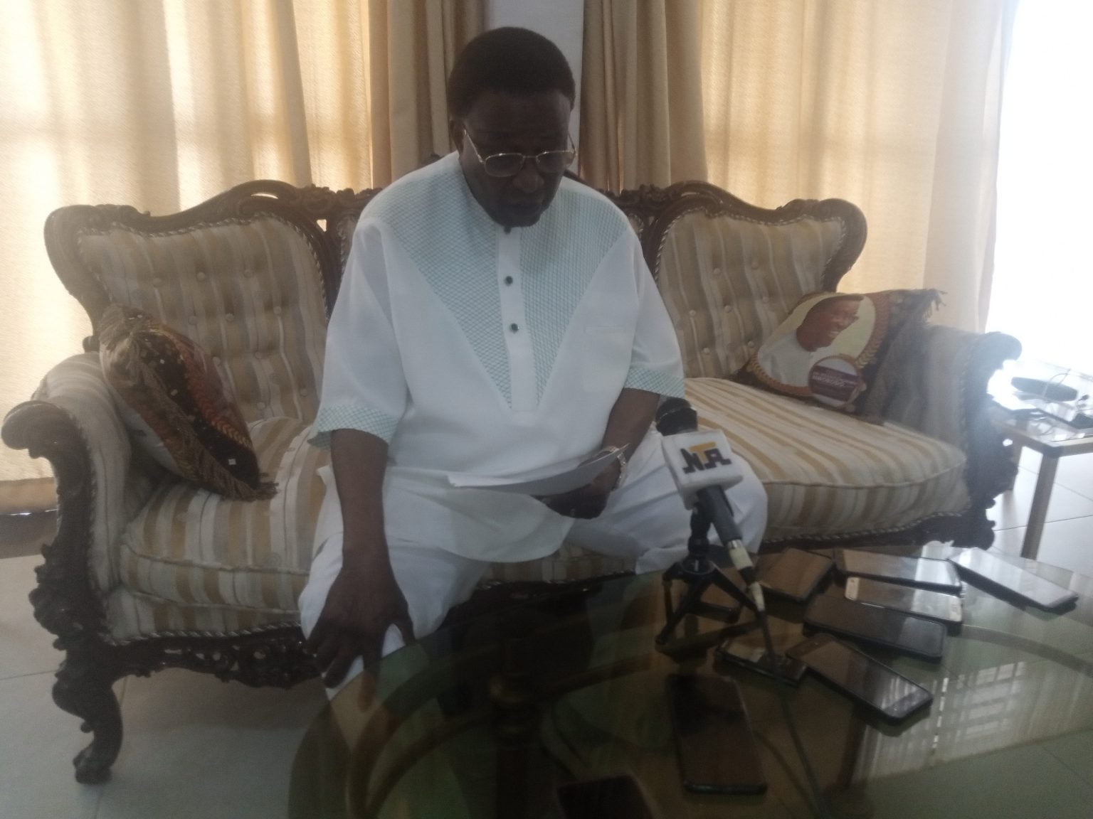 BREAKING: Enugu guber: Jim Nwobodo names Peter Mba as Ugwuanyi's successor