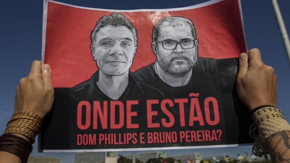 Dom Phillips and Bruno Pereira: Suspect leads police to human remains