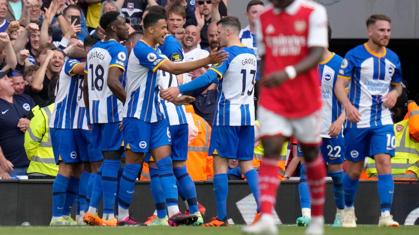 Arsenal taught £77m lesson by brilliant Brighton and De Zerbi as title finally slips from Arteta’s grasp