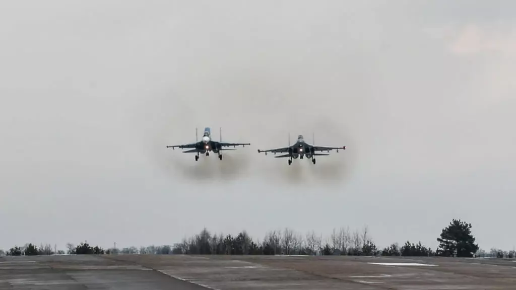 Ukraine reports 'massive bombardment' from Belarus