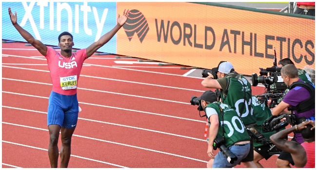 Fred Kerley Wins World 100m Gold In US Clean Sweep