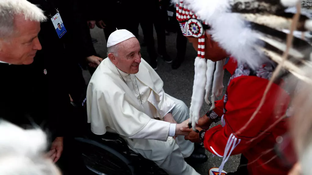 Pope Francis arrives in Canada to apologise for Indigenous school abuse