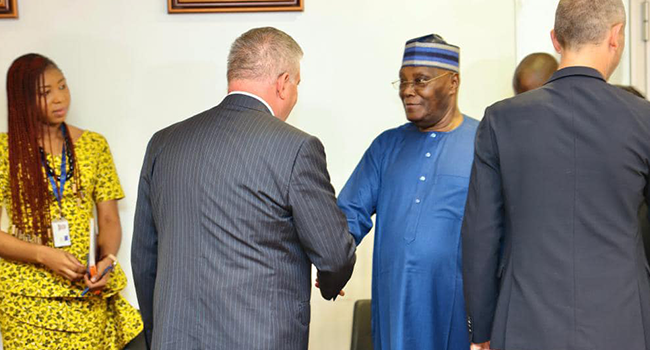 Atiku Meets EU Diplomats In Abuja, Shares Vision For Nigeria