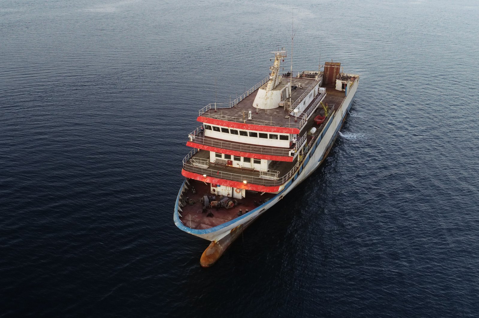 Greek boats harass cargo ship in international waters: Sources