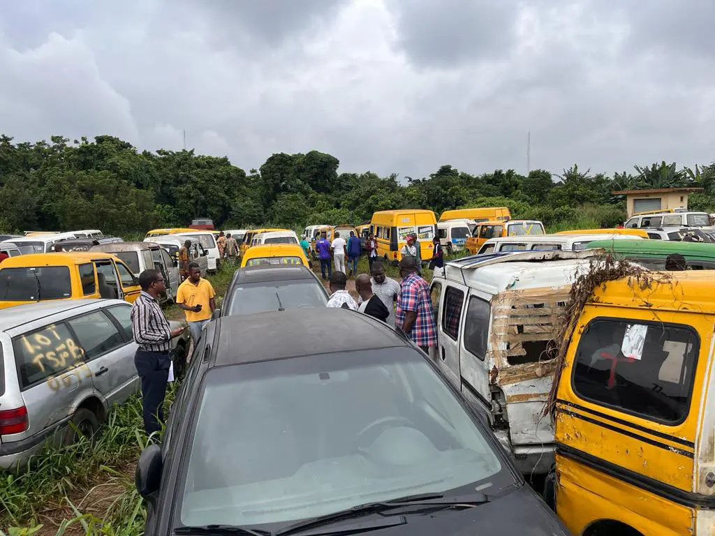 Pool of tears, mixed reactions as Lagos govt auctions seized vehicles