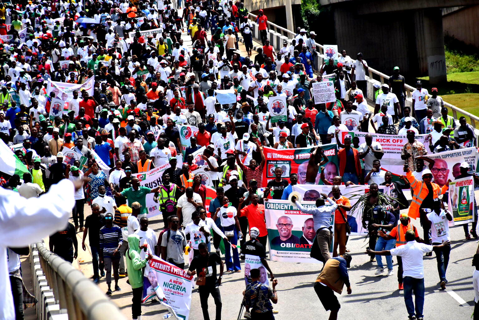 Obidients mega walk in Abuja: We didn't spend "˜shishi', people contributed N1000, N10,000 "“ LP Chair