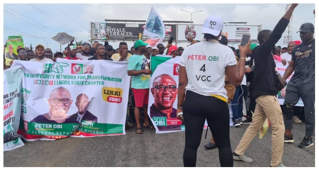 October 1: "˜Obidients' Hold Rallies In Lagos, Other States