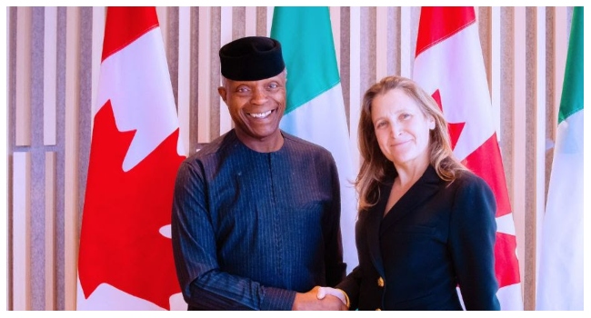 Nigeria, Canada Can Do Much More Together "“ Osinbajo