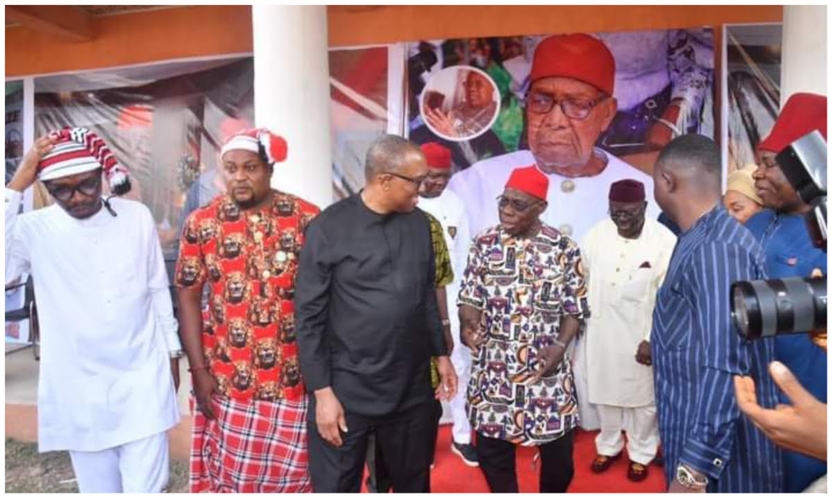 Obasanjo, Adebanjo, Peter Obi visit Ohanaeze Ndigbo HQ