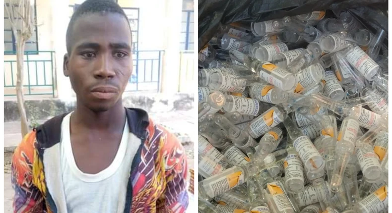 20-year-old man lands in police net for supplying drugs to Katsina terrorists