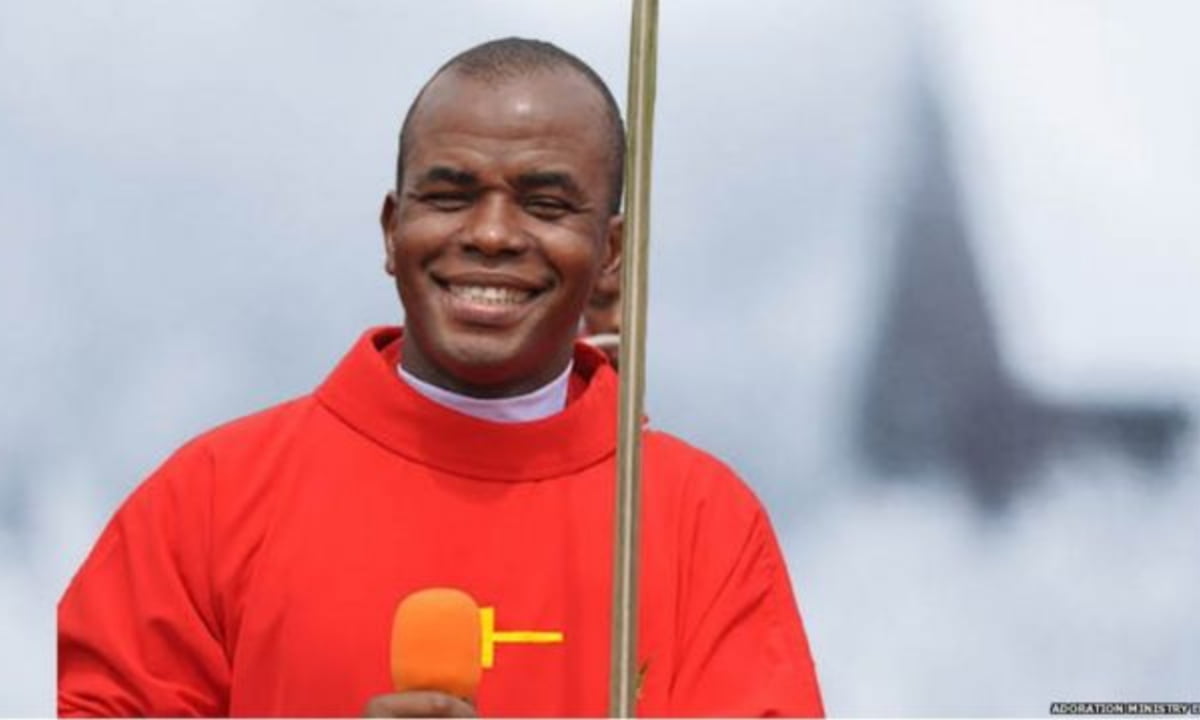 Fiery Catholic priest Mbaka returns to Adoration Ministry eight months after suspension