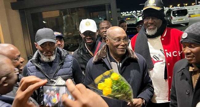 Atiku Arrives In London To Honour UK Govt's Invitation