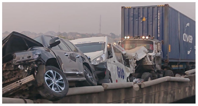 One Killed In Multiple Accidents On Kara Bridge, Motorists Groan In Gridlock