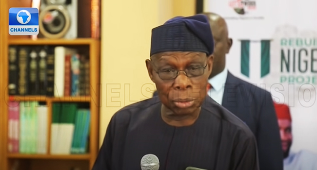 "˜Don't Set Nigeria On Fire', Obasanjo Rejects Manual Transmission Of Results