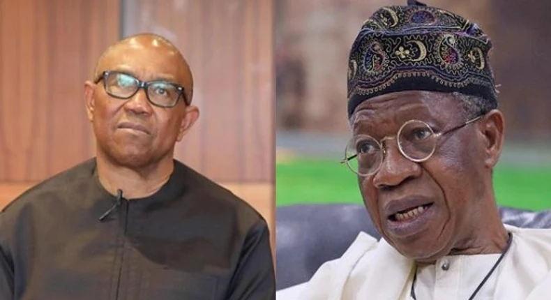 Lai Mohammed justifies FG's treason allegation against Peter Obi