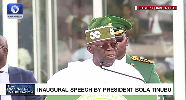 "˜Fuel Subsidy Is Gone', President Tinubu Declares In Inaugural Speech