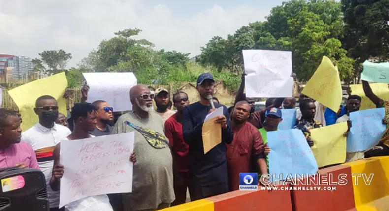 LP's Achonu storms INEC HQ with supporters, demands documents of Imo poll