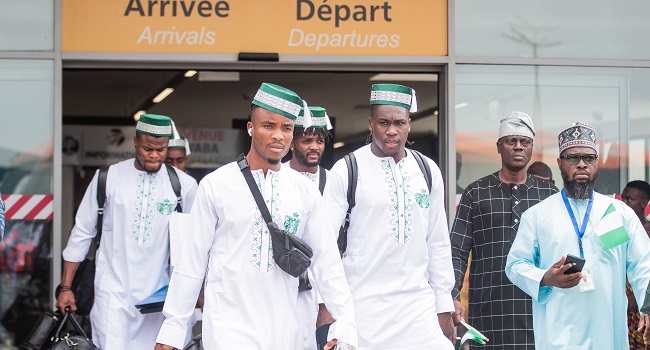 Super Eagles Arrive Abidjan For AFCON 2023