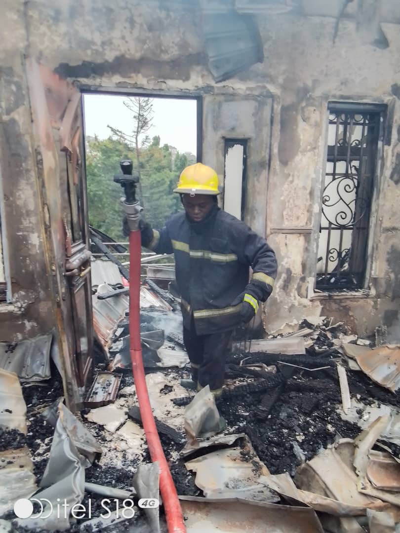 FCT Minister Of State's Residence On Fire