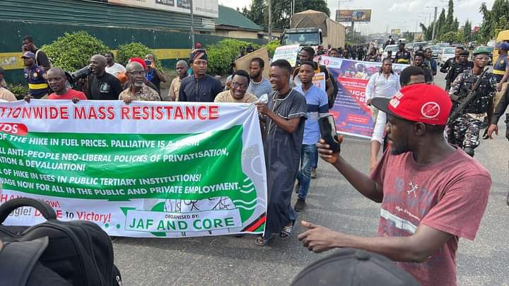 Nationwide Protest Kicks Off In Lagos Despite Police Warning