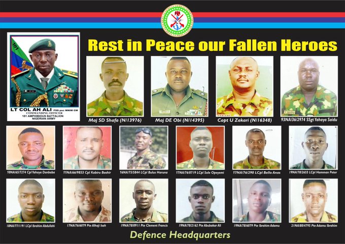 UNVEILED: The Gallant Soldiers Mowed Down In Delta