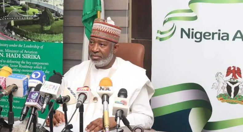 EFCC arrests ex-aviation minister Sirika for ₦8bn Nigerian Air scandal