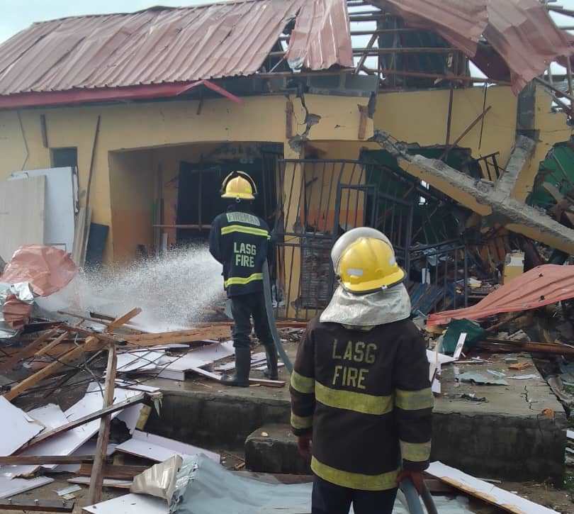 Three dead as gas explosion rocks Lagos